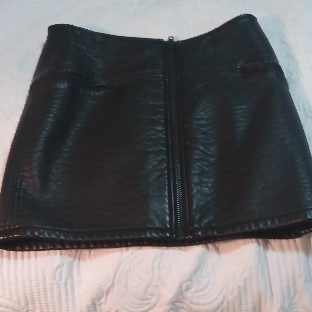 H&M leather skirt